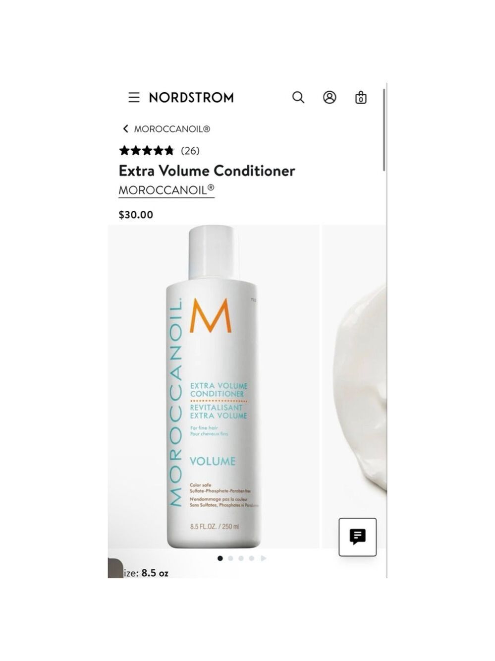 New MOROCCANOIL Extra Volume Conditioner 8.5oz